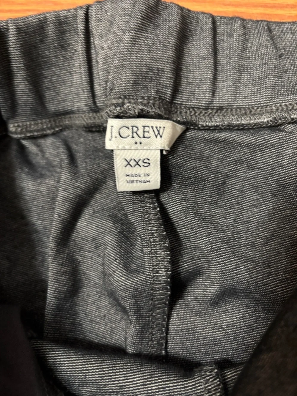 J. Crew Women's Slim Tailored Pants in Deep Gray with Pockets